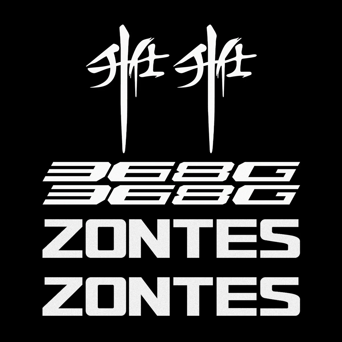 Para ZONTES Zontes 368G 368g pegatinas reflectantes para motocicleta Moto Motor Scooter cabeza lateral cuerpo guardabarros accesorios de vinilo calcomanías