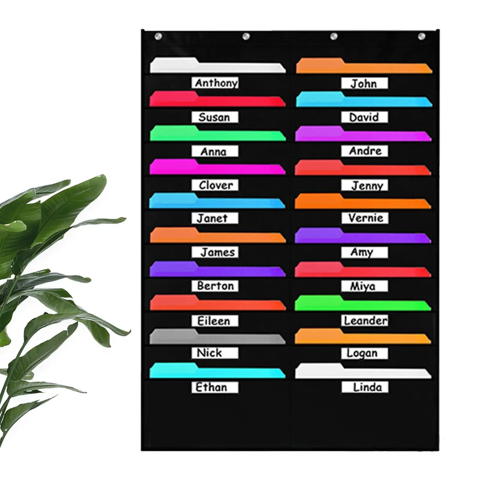 

Wall File Organizer Hangable Folder Holder Rack For Wall Hangable Document Organizer For Classroom Workplace Business Home