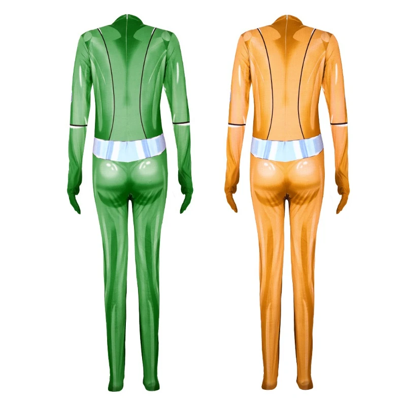 بدلة كوسبلاي توتالي سبايز للبالغين والأطفال، بدلة أنيمي كلوفر إيوينج للهالوين سامانثا سيمبسون ألكسندرا #3