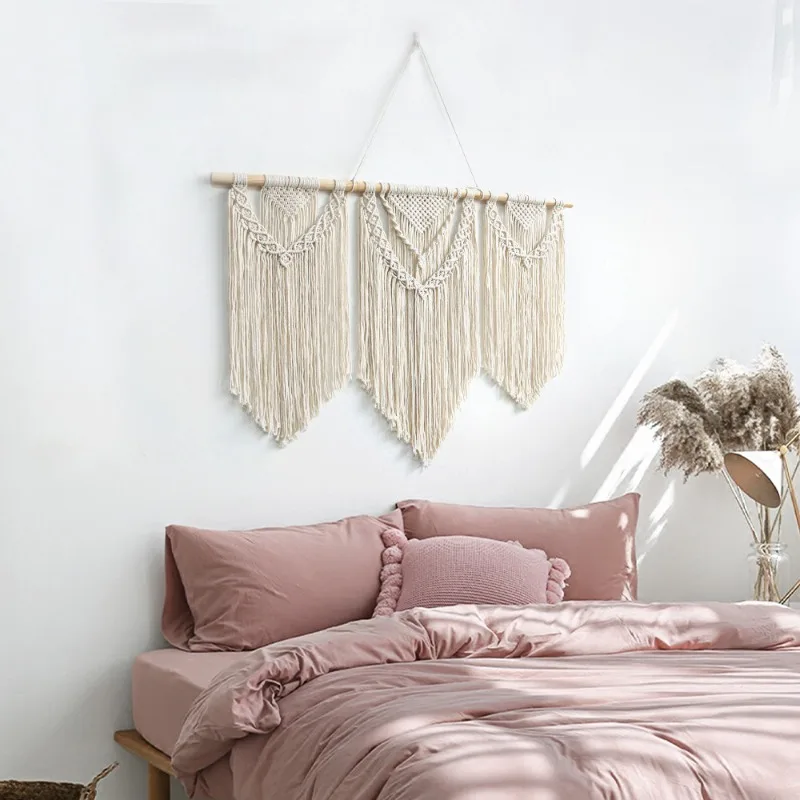 

Ручной кулон макраме гобелен настенный гобелен богемный гобелен декор в стиле бохо большой размер гобелен украшение дома