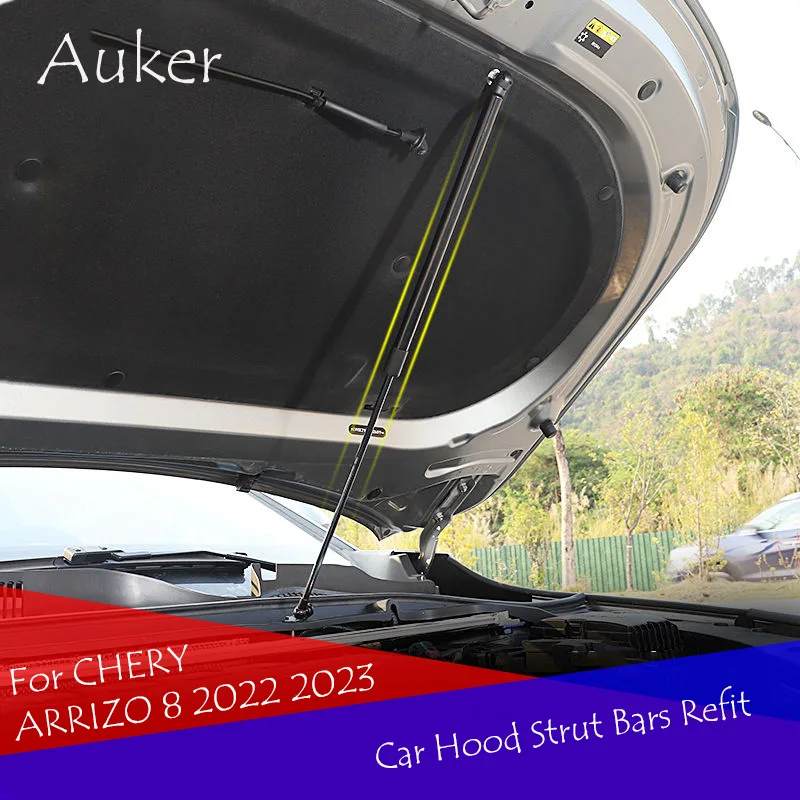 

For CHERY ARRIZO 8 2022-Pre Car-Styling Refit Bonnet Hood Gas Shock Lift Strut Bars Support Rod Accessories