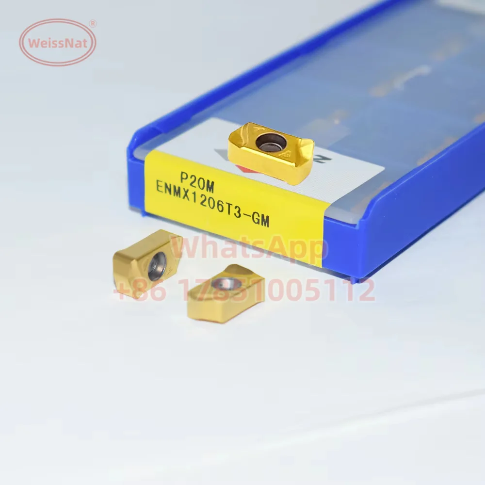 

ZCC .CT ENMX1206T3-GM YB9320/P20M/P20T ENMX1206R30-GM YBG205H Carbide Insert ENMX Inserts