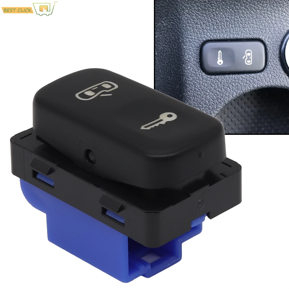 1Z0962125A 1ZD962125A Central Door Lock Switch Button With Backlight For Skoda Octavia MK2 1Z 2004-2013 For Skoda Yeti 2009-2017