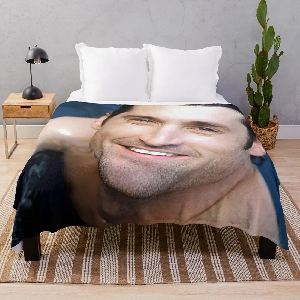 

Patrick Dempsey Throw Blanket Long Lasting Soft Plush Blanket for Daily Use