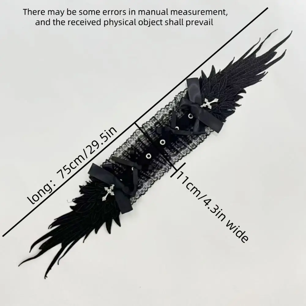 الحلو لوليتا الدانتيل عقال Jk Kawaii تكدرت هيرباند إكسسوارات الشعر الشريط القوس أنيمي خادمة تأثيري غطاء الرأس الفتيات #6