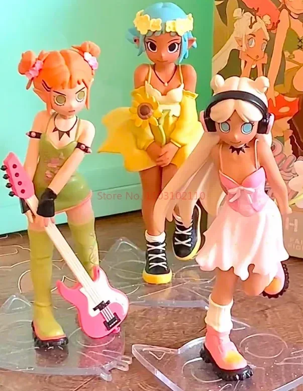 Peach Riot Punk Fairy Second Generation Series Gigi Frankie Poppy Girls Kawaii Figurine Anime Figure Collectible Model Toy