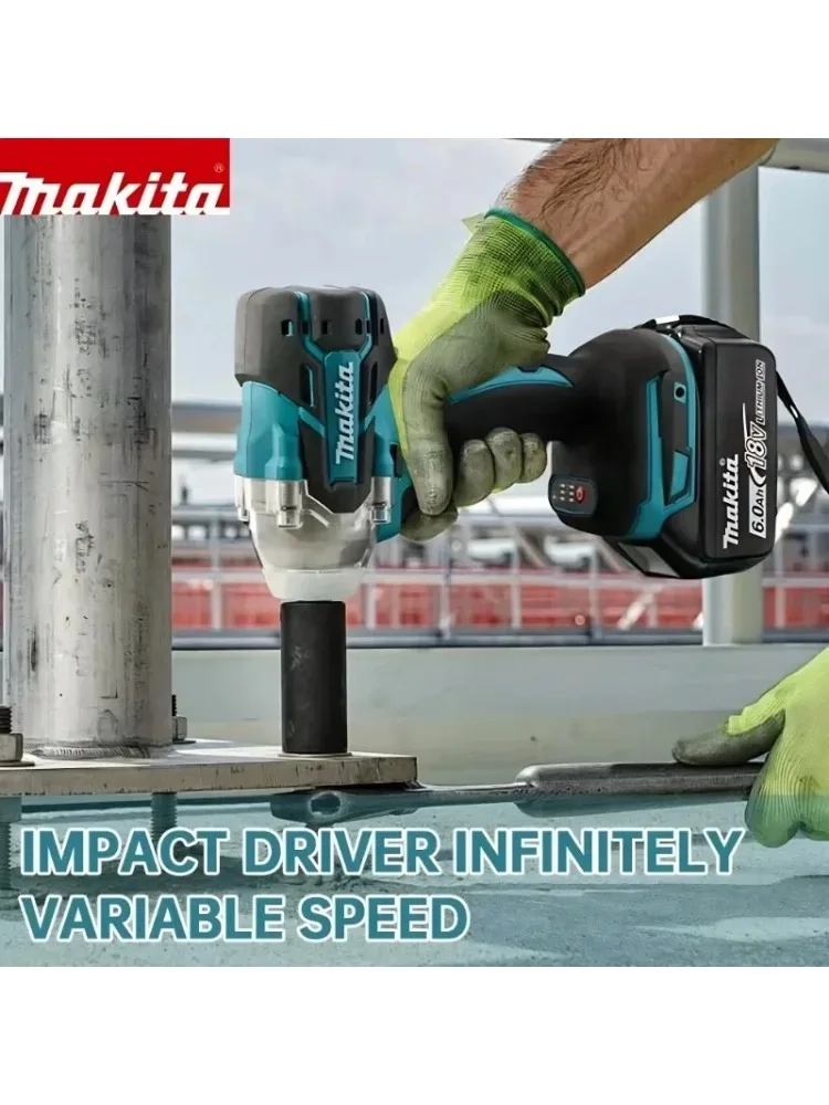 ?️ Makita DTW285 Gereedschap Slagmoersleutel Machine Borstelloze Draadloze Elektrische Sleutel Hoog Koppel Oplaadbare Tool Makita 18V Batterij - afbeelding 2
