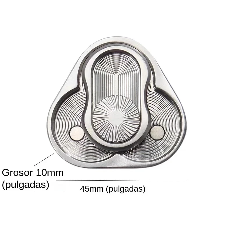 Dreieck Magnetische Fidget Slider für Erwachsene EDC Metall Finger Push Karte Anti Stress Spinner Spielzeug Autismus Angst Relief Sensorische Spielzeug