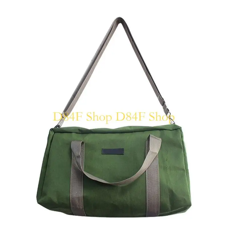 D84F Wide Mouth Tool Bag Waterproof High Capacity Tool Storage Handbag Multifunction Waterproof Electrician Tool Organizers