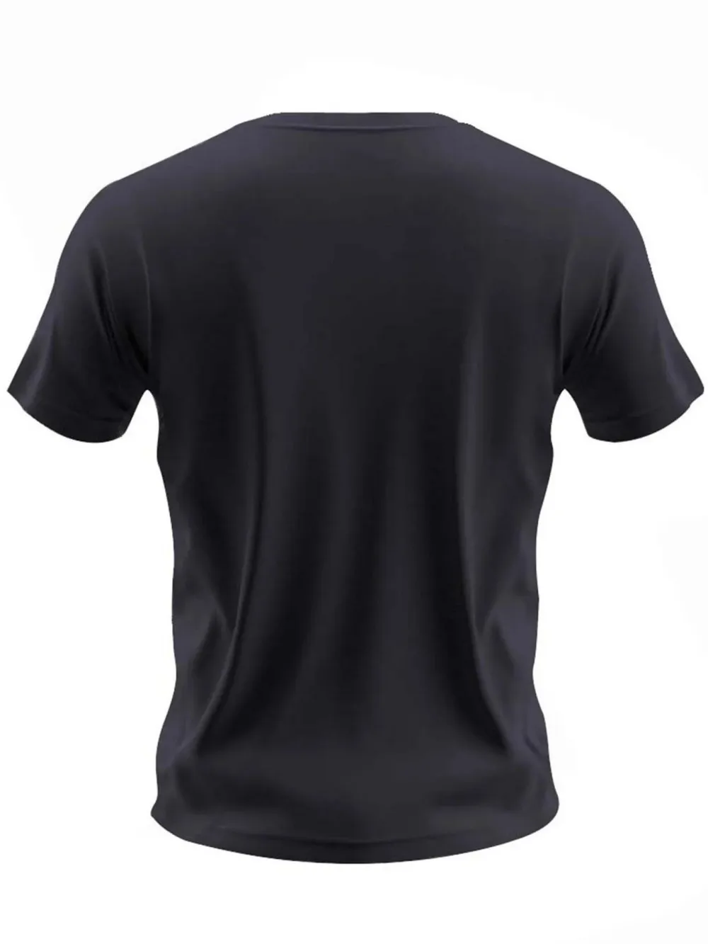 American style new summer men's 1973 printed micro elastic breathable round neck T-shirt outdoor casual top image 5