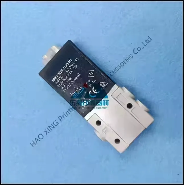 

Hot Selling MHE2-M1H-3/20-M7 196150 02-2021 Original New Solenoid Valve P7904323 Solenoid Valve for KBA Printing Machine