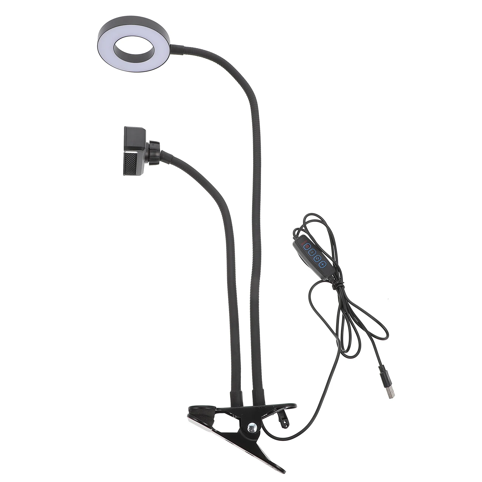 

1Set LED Clip Ring Light Adjustable Fill Light Makeup Selfie Live Streaming Video Conference Photography Broadcast