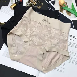 3PCS Women Lace Panties High Waist Lingerie Brief Plus Size L-2XL Sexy Women's Underwear Cheeky Sexy Woman Lingeries Intimates