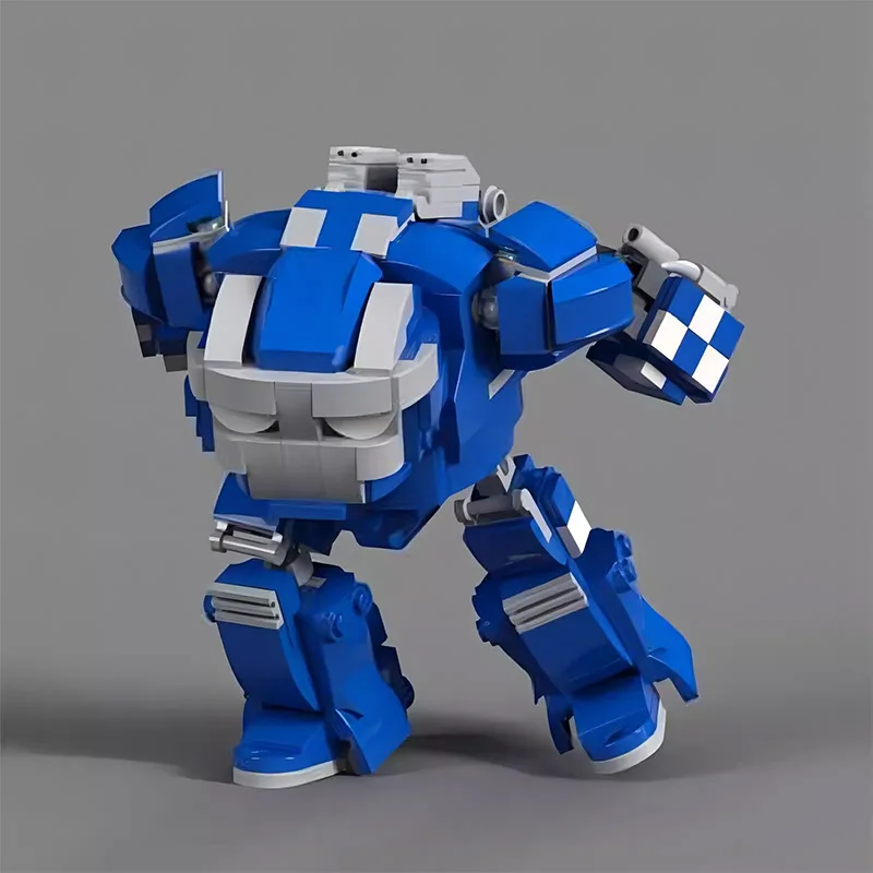 Blue Loading bearing armor military Building Blocks Mark 38 Armored Half Mech Model Action Figure Brick Boys Toy Fans Gift Sets