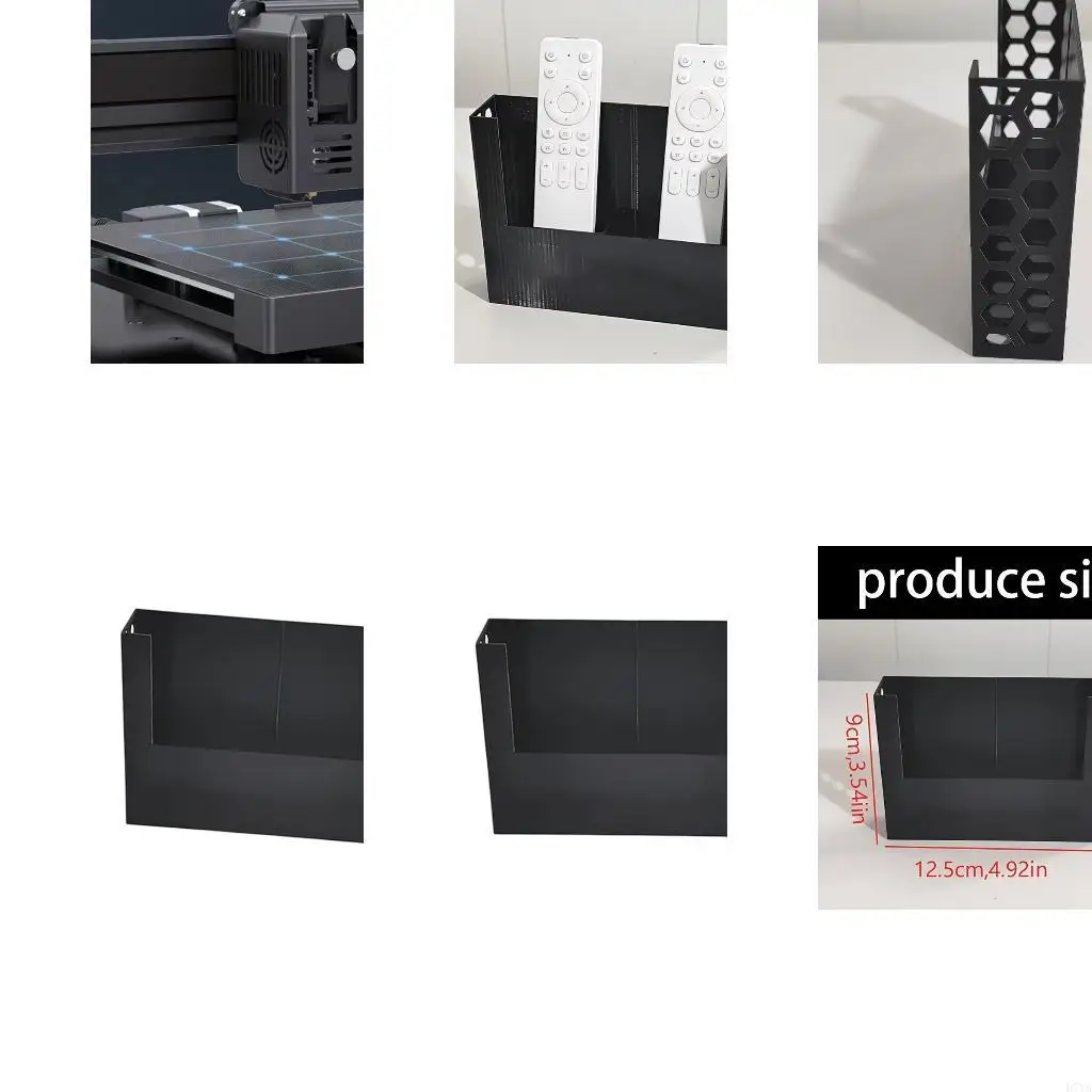 Vehicle Cabin Remote Storage Box with Open Top Access Design for Car Interior D7YA