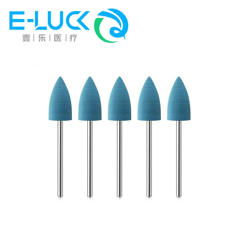 หัวขัดยางซิลิโคนสำหรับขัดฟันก้าน HP 2.35มม. ฟอกสีฟันเครื่องมือห้องแล็ปขัดฟันดอกที่กรอเล็บ