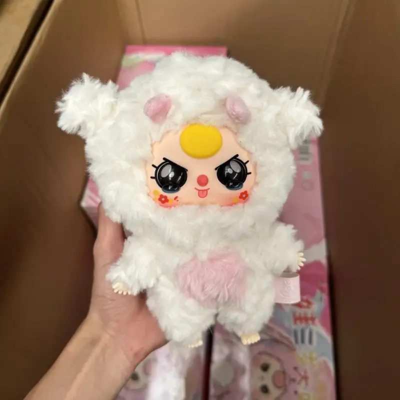 Cute Doll Three Generation 3 Cute Plush Blind Box Chinese Zodiac Animal Doll Keychain Kawaii Stuffed Figure Ornament Trendy Gift view 4