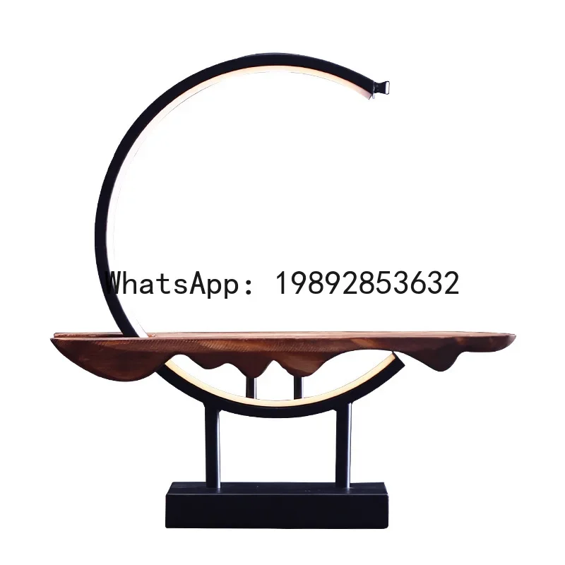 ww24 lamp circle figure display ornaments new chinoiserie home living room office lamp circle zen luminous decorative ornaments
