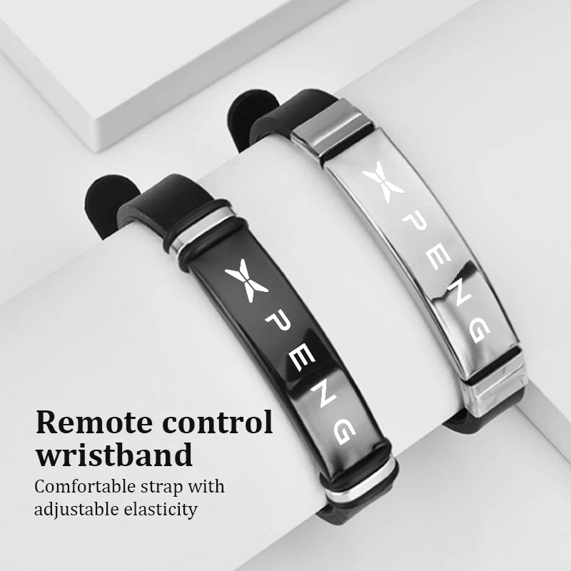 For Xiaopeng Fashion Car Logo Stainless Steel Wristband Men Decoration Accessories Gift Xpeng N5 P5 P7 P7i X9 M03 460 G3i G6 G9