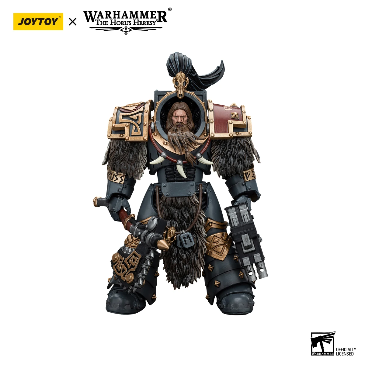 [IN STOCK]JOYTOY Warhammer 30K The Horus Heresy 1/18 Action Figure Space Wolves Varagyr Wolf Guard Squad Anime Model Toys Gift