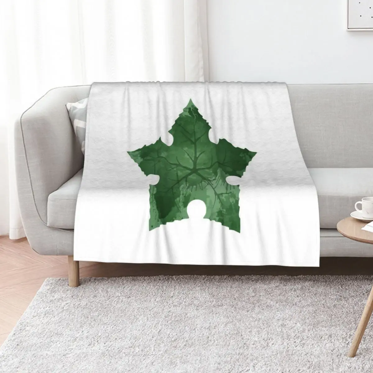 Tree Star Inspired Silhouette Throw Blanket Decorative Throw Bed covers blankets ands wednesday Hairy Soft Big Blankets