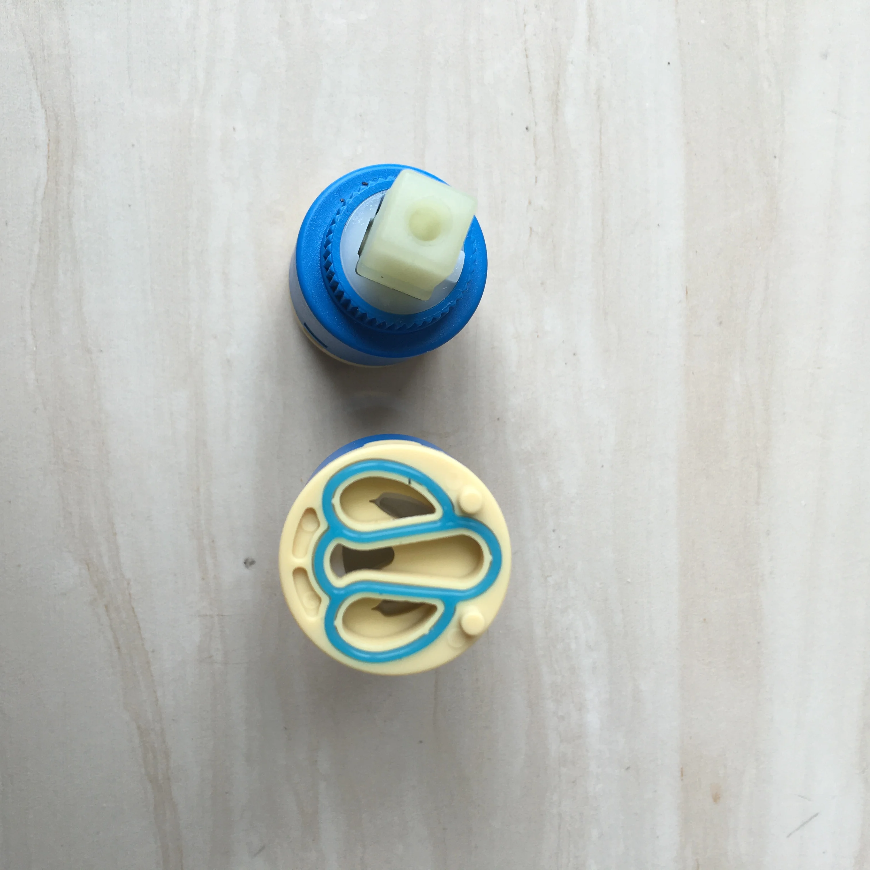 MTTUZK Wholesale and retail ceramic spool faucet accessories 25mm  reverse cartridge hot and cold water valve Faucet Cartridge