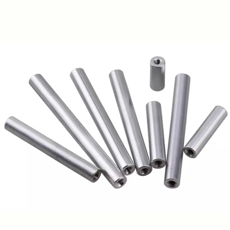 2-10pcs M3 Aluminum Round Standoff Spacer Stud Female Threaded Extend Long Nut Column For RC Model Length 6mm to 180mm