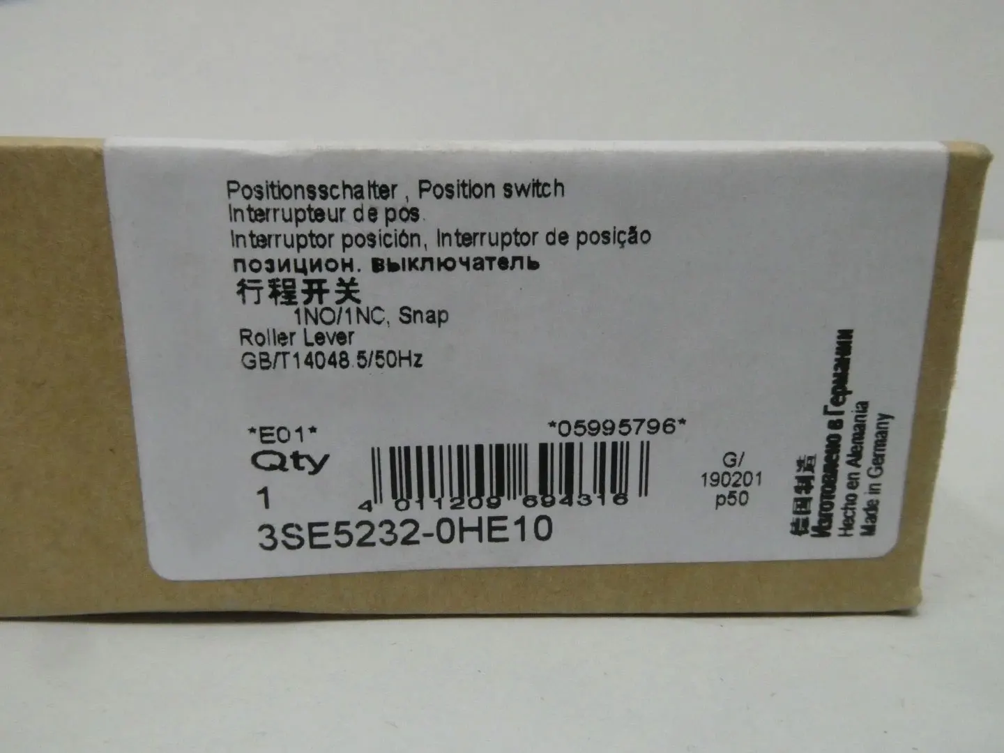 

Brand New 3SE5232-0HK15 3SE5232-0LK15 3SE5232-0HK25 Warranty One-year