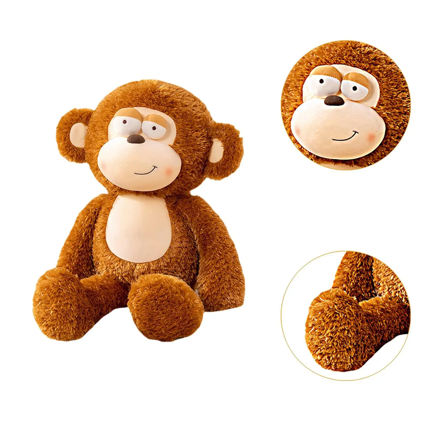 Stuffed Plush Monkey Toy Unique Car Decorative for Teens Boys Girls Children