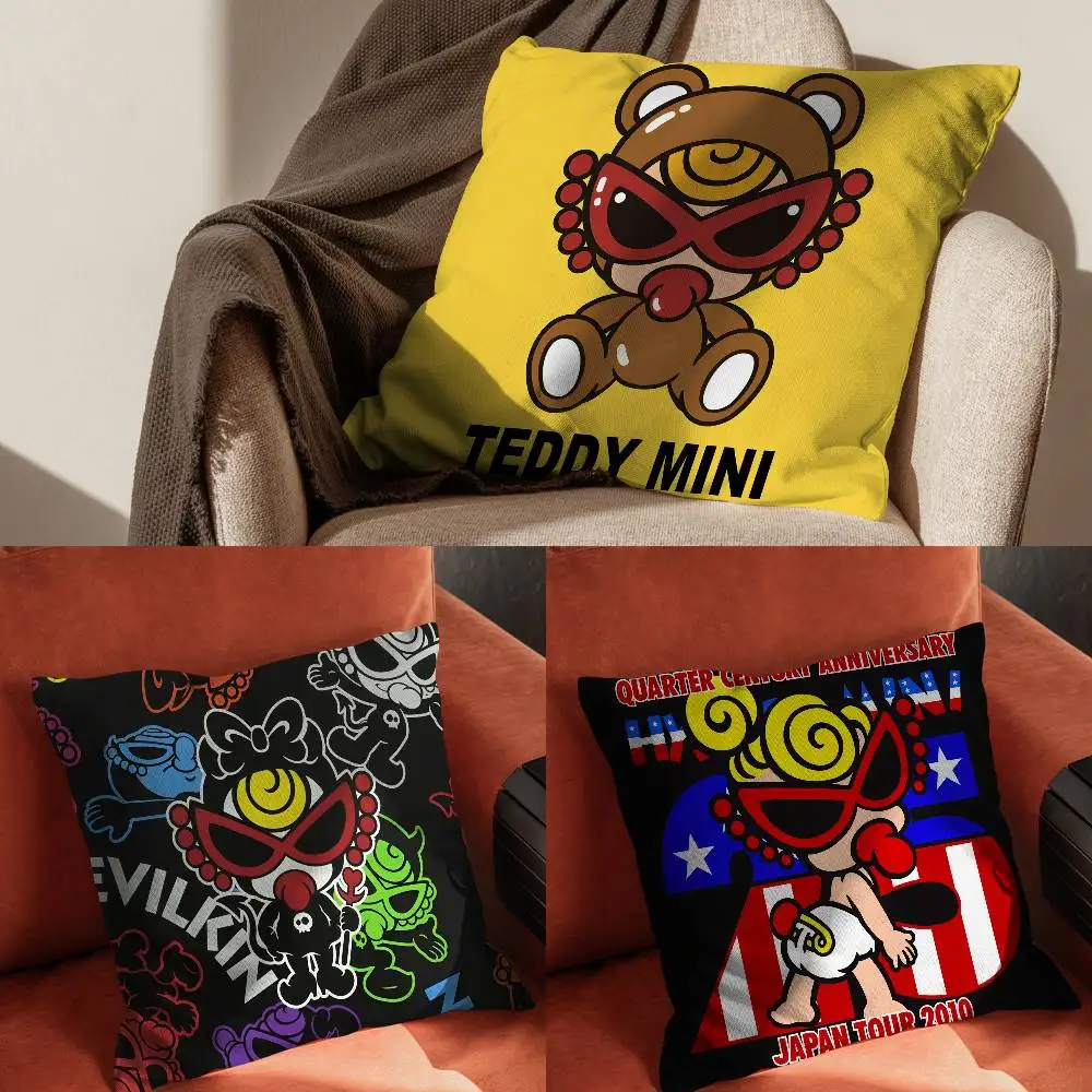 

H-Hysteric M-Mini Pillow Case For Car Pillows 60x60 Cushions Luxury Double Sided Cover Home And Decoration Sofa 30x3
