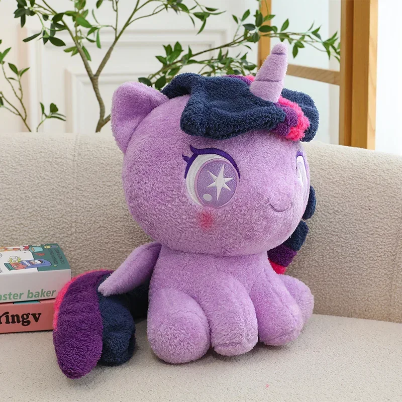 35-55cm Q Edition Anime My Little Pony Prototype Plush Doll Anime Soft Pillow Girl Fluttershy Ornaments Children'S Toys Gift