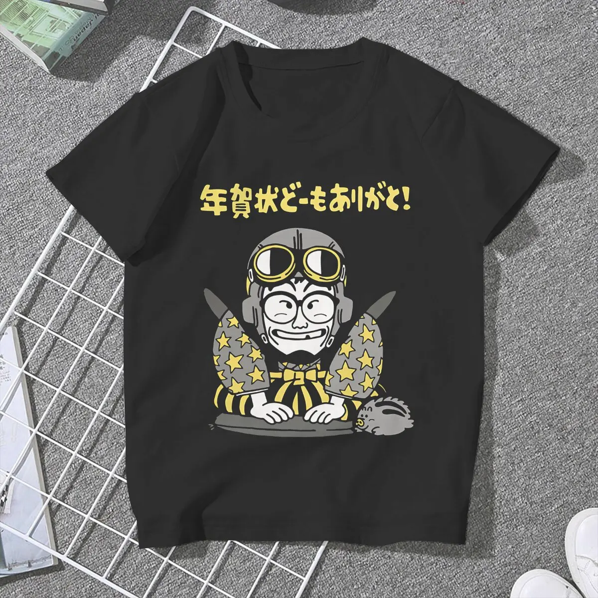 Old Man Women Tshirts Dr. Slump Grunge Vintage Female Clothing Large Graphic Tops