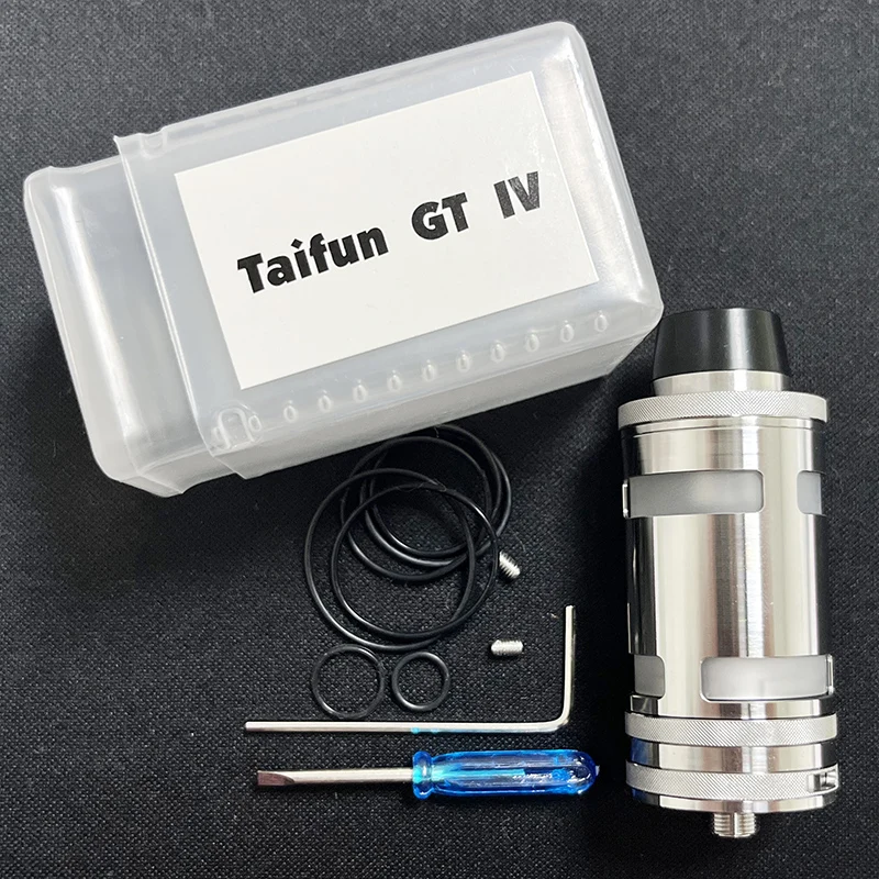 

OHJK Taifun GT 4 IV RTA Taifun rta 25 мм атомайзер rta topfill bellcap 316SS с одной катушкой бак атомайзера