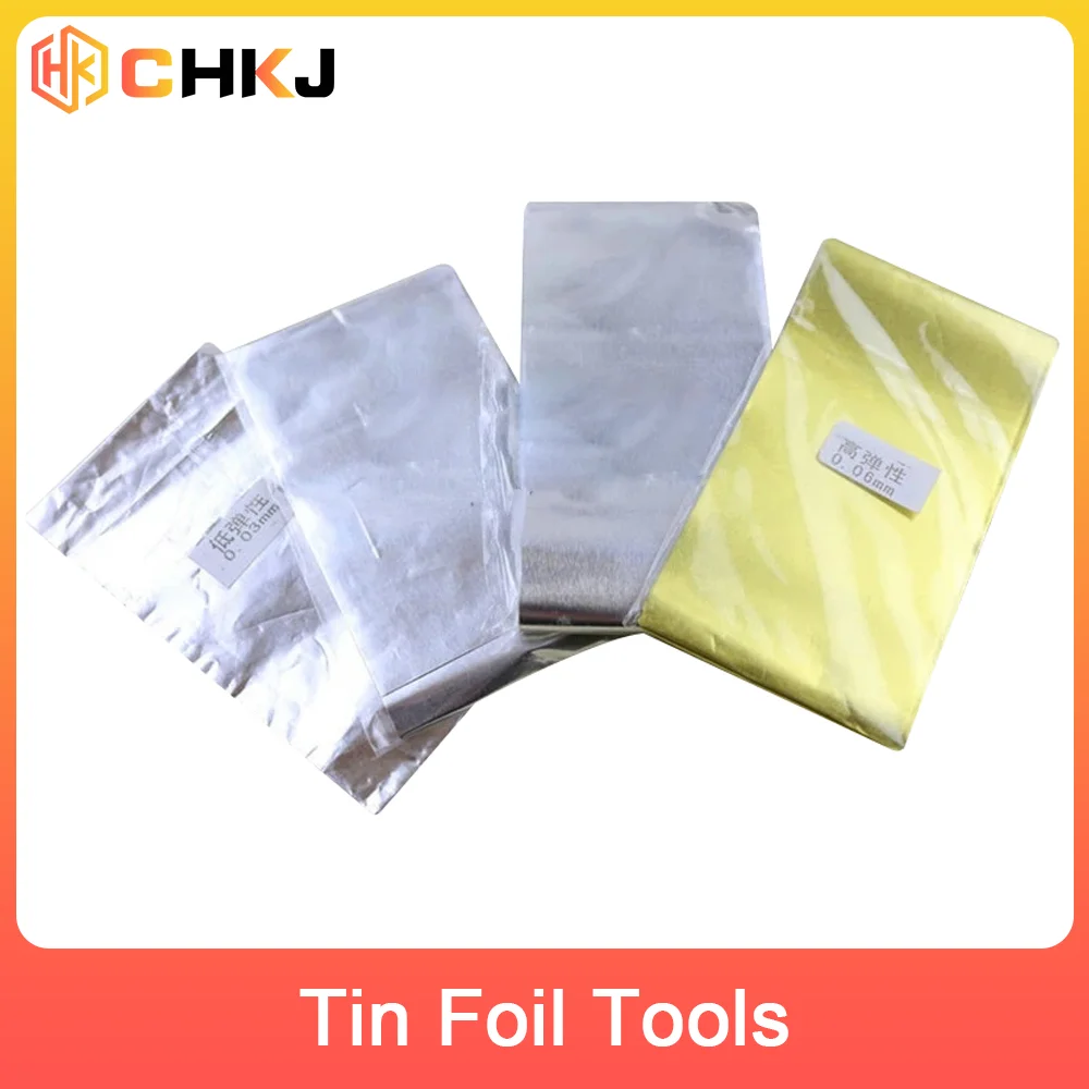 CHKJ Tin Foil Semi-finished Products 0.05 0.06 White And Yellow For Tin Foil Tools High Quality Locksmith Tools