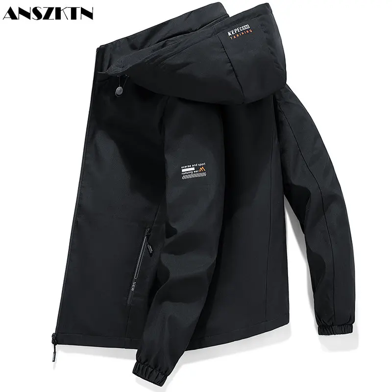 

ANSZKTN Fashion Spring and autumn leisure sports new handsome men's jacket