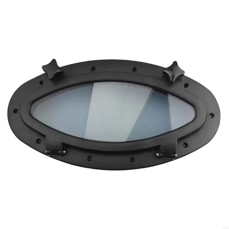 M76E Bootskabinen-Fensterglas-Öffnungsplatte für Marine-Ersatzarbeiten mit Montagelöchern und handfestem Knopfsatz – Detail 7