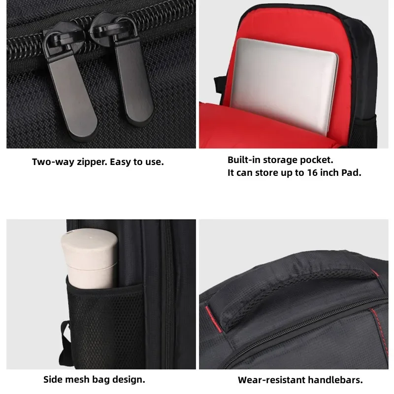 Nylon Waterproof Backpack for Air 3 DJI RC 2 RC-N2 Remote Control Battery Charger Spare Parts Portable Case Drone Accessories