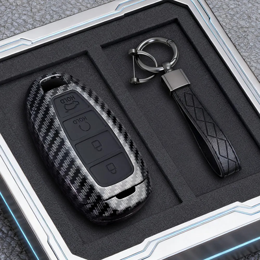 Funda para llave de coche Hyundai I30 Ix35 KONA Encino Solaris Azera Grandeur Ig Accent Santa Fe Palisade