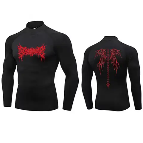 Herr Bodybuilding Sport Tight T-shirt Sommar Kompression Polotröja Kortärmad Gym Fitness Snabbtorkande Löpning Herr Träningstopp 8 best sales kompressionströja med polotröja - №4