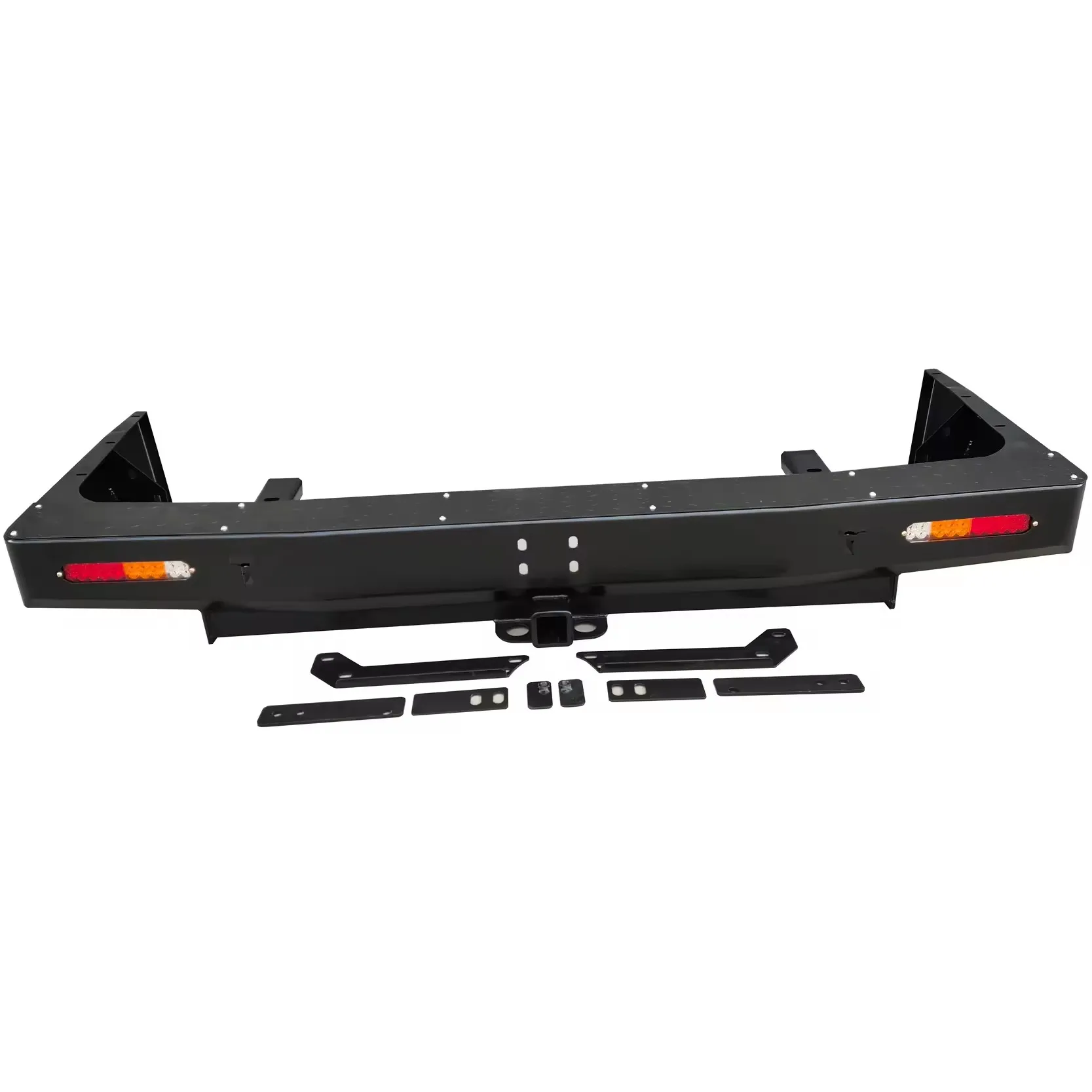 Hot Selling New Style Steel Rear Bumper 4x4 Car Body Kit Accessories Fit For Landcruiser LC200