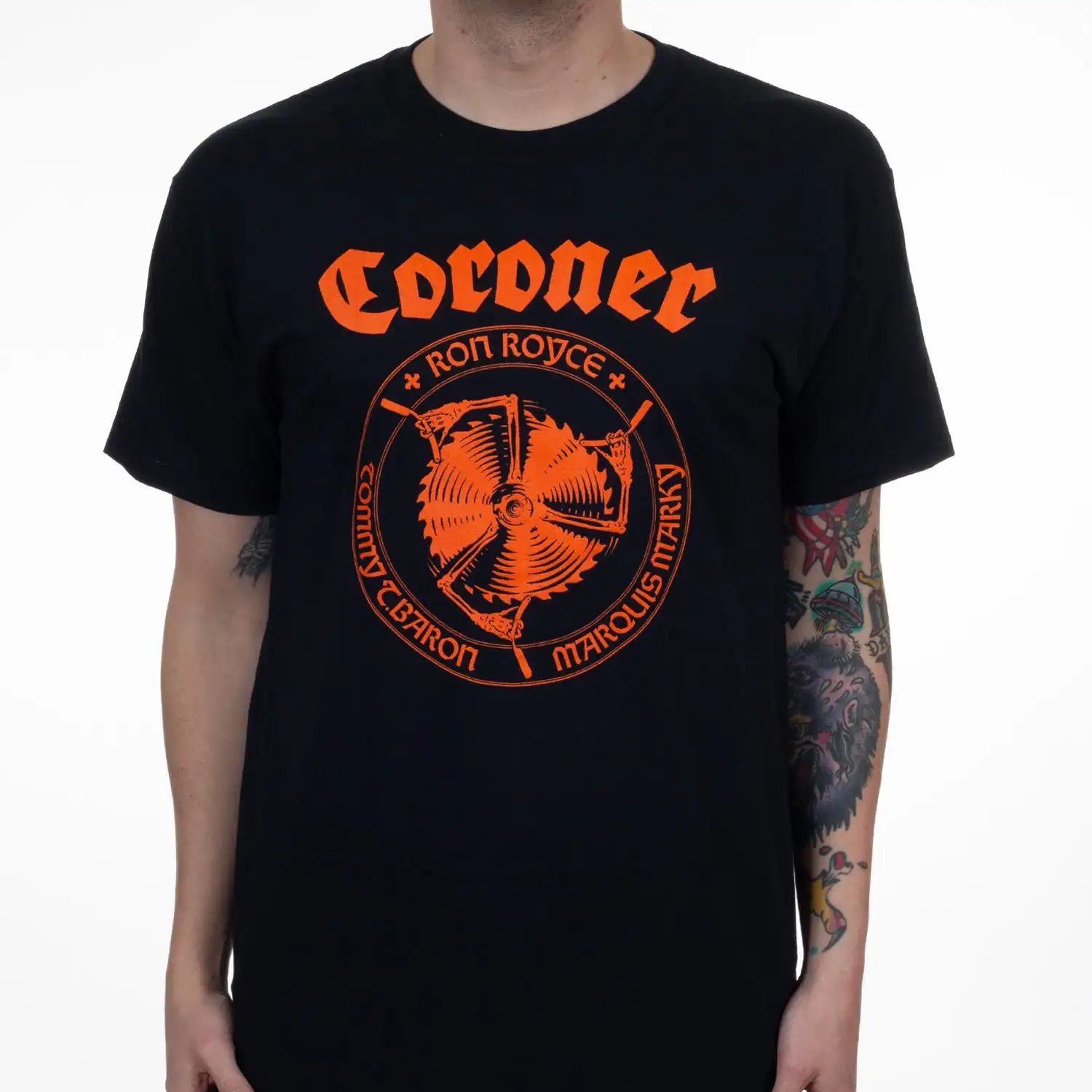 Coroner Dissonance Theory Band T-Shirt 100 % Baumwolle Grafik-T-Shirt Herren Damen Sommer Streetwear Top – Detail 5