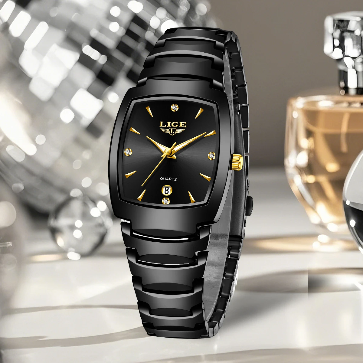 LIGE 2026 TOP women's wristwatch Business Luxury vintage Watch women Fashion quartz Simple casual Watch for Women montre femme