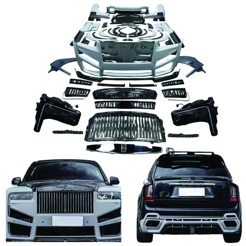 

Style Carbon Fiber Exterior Kit for Cullinan - Dry/Wet Carbon Factory Direct