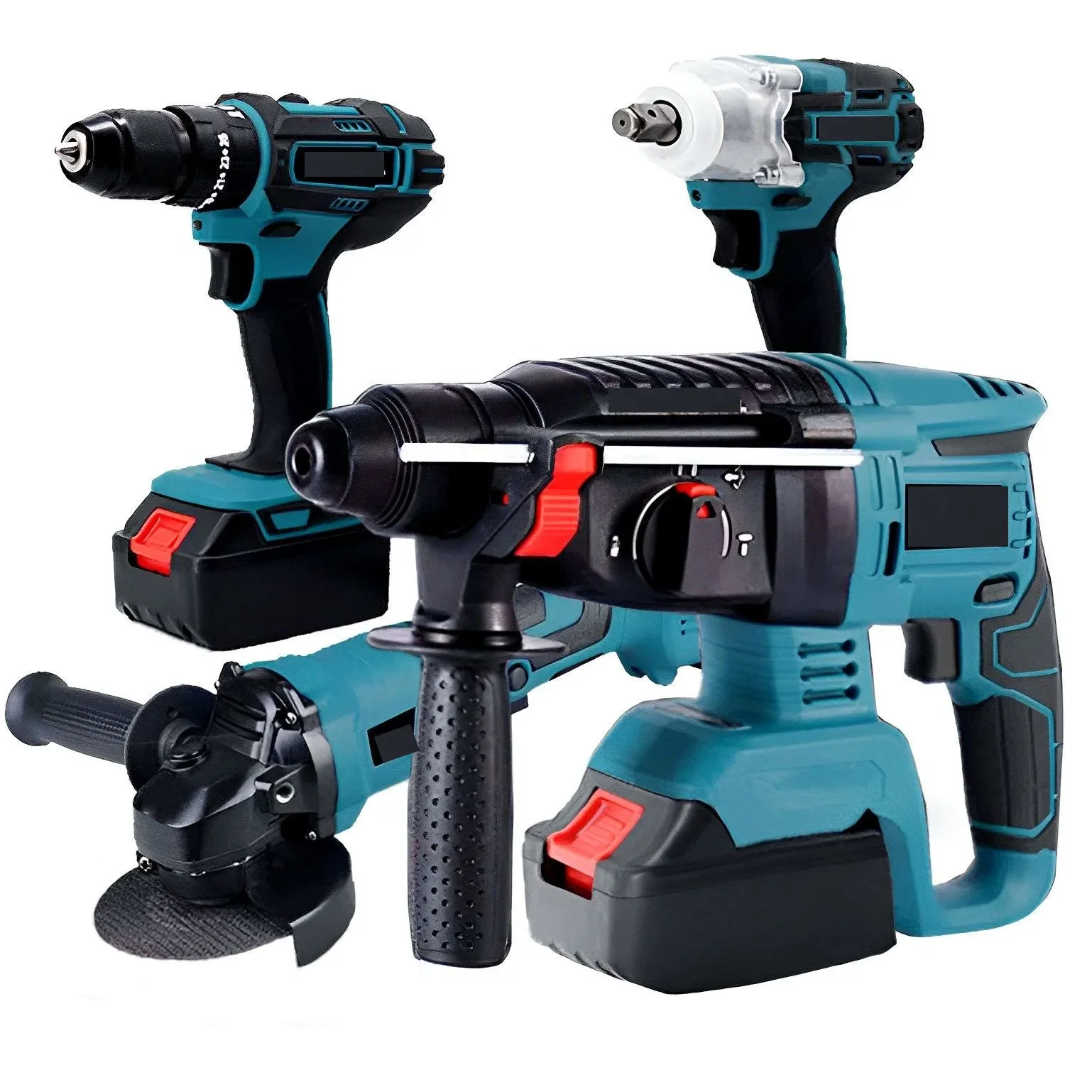 Factory direct sales Power tool 4-piece set Portable cordless power tool set Household power tool set