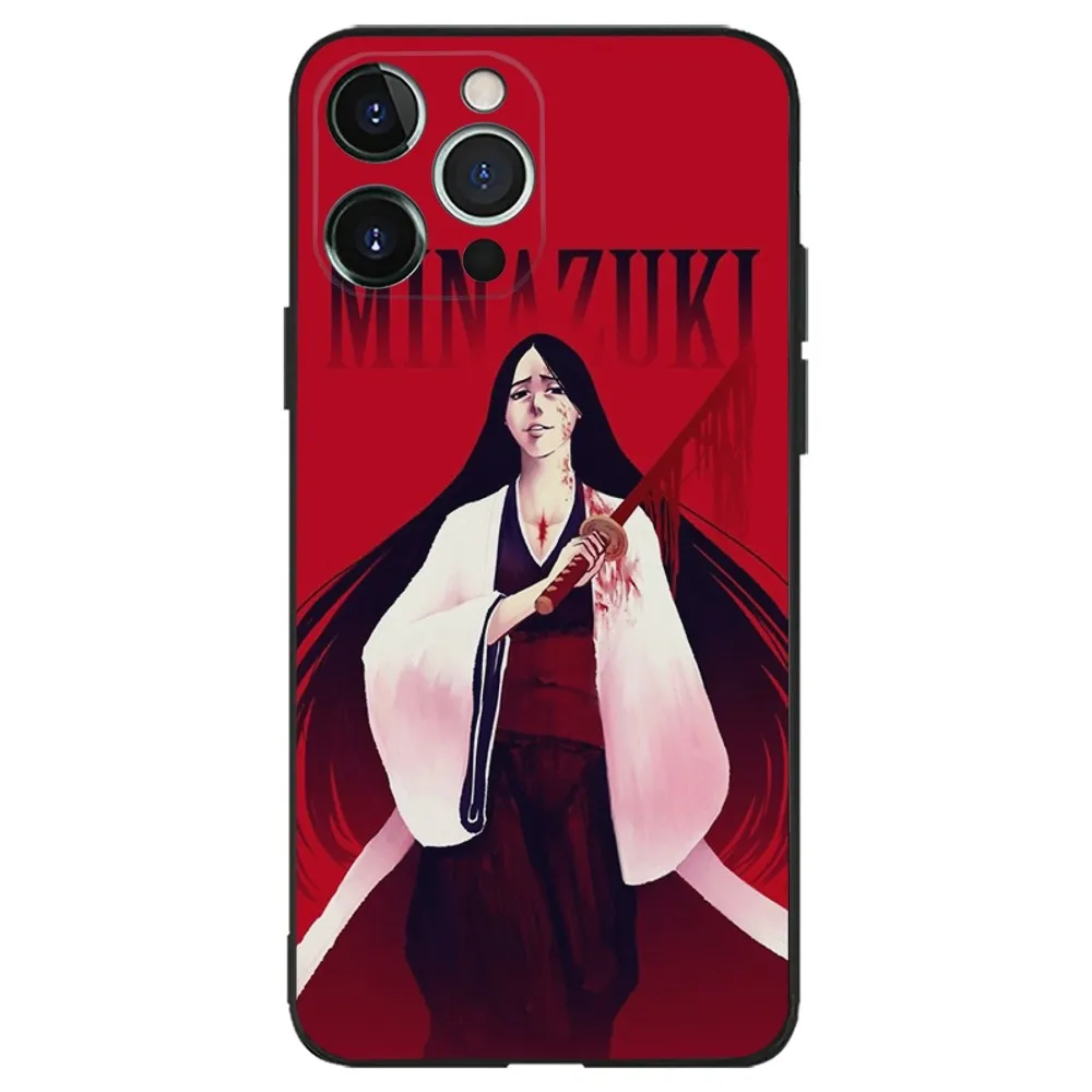 Unohana Retsu B- bleaches Phone Case For iPhone 16,15,14,13,12,11,Plus,Pro Max,XS,X,XR,SE,Mini,8,7 Soft Silicone Black Cover