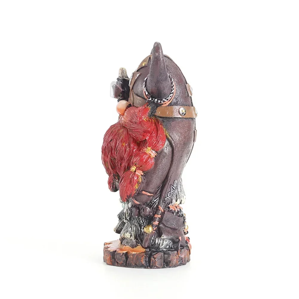 Imagem -05 - Viking Warrior Resin Gnome Boneca Anime Figurine Model Desktop Ornamentos Decore Presentes Brinquedos Colecionáveis Novo Produto