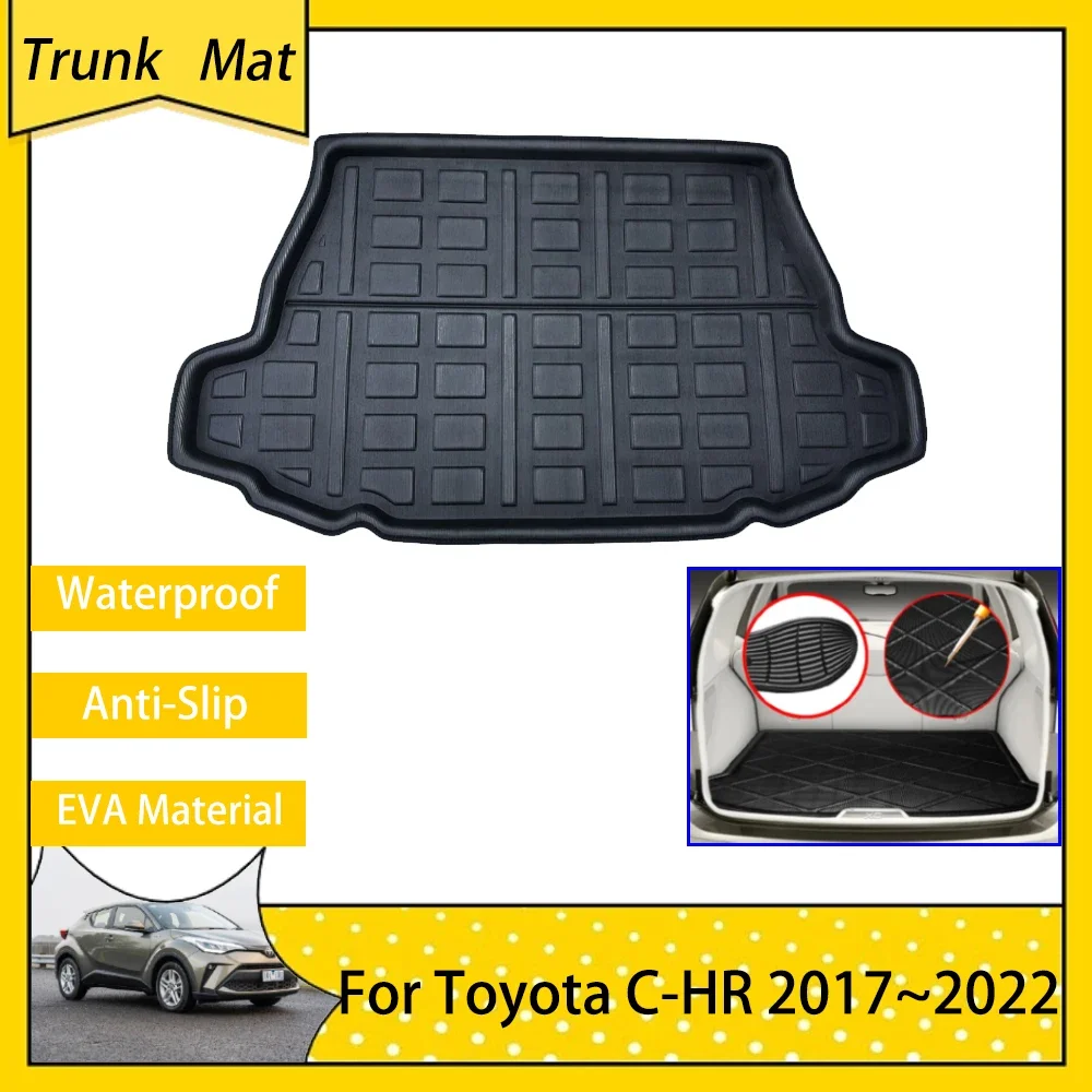 

Car Storage Pad for Toyota C-HR CHR C HR AX50 2017~2022 2021 Anti-Slip Rear Trunk Mat Cargo Tray Boot Floor Carpet Accsesories