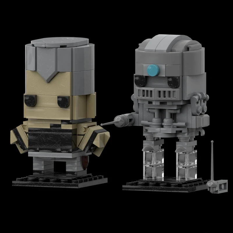 

241pcs MOC Polnareff & Silver Chariot Bloodline Hero Saga Brickheadz DIY Building Blocks Christmas Gift Showcase Decorative