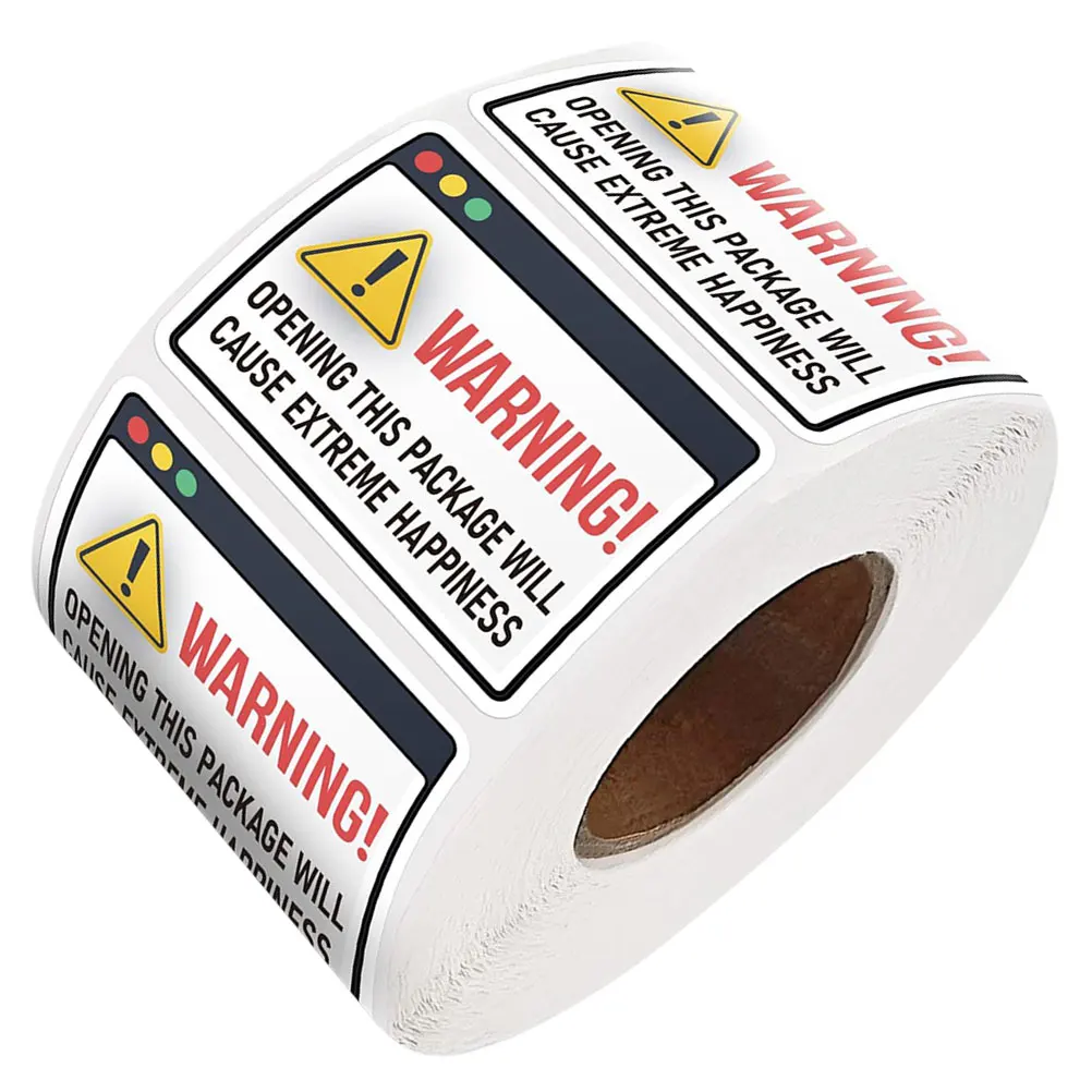 

500 Self Envelope Labels Packing Gift Sealing Stickers Strong Adhesion Business Folder Decorative Warning Stickers Tags