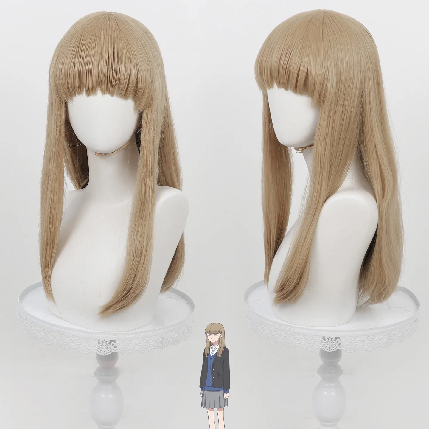 氷の城ラムパルツ-コヨウキ・ヒカワ-コスプレウィッグ-アニメ-氷の城ラムパルツ-コヨウキ・ヒカワ-ヘアウィッグ